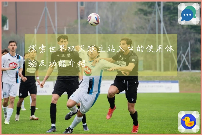 探索世界杯买球主站入口的使用体验及功能介绍
